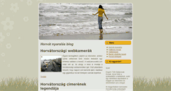 Desktop Screenshot of horvat-nyaralas.net